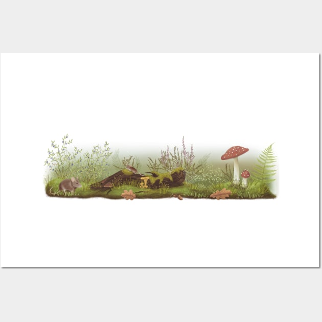 Scandinavian Forest Wall Art by Xilie